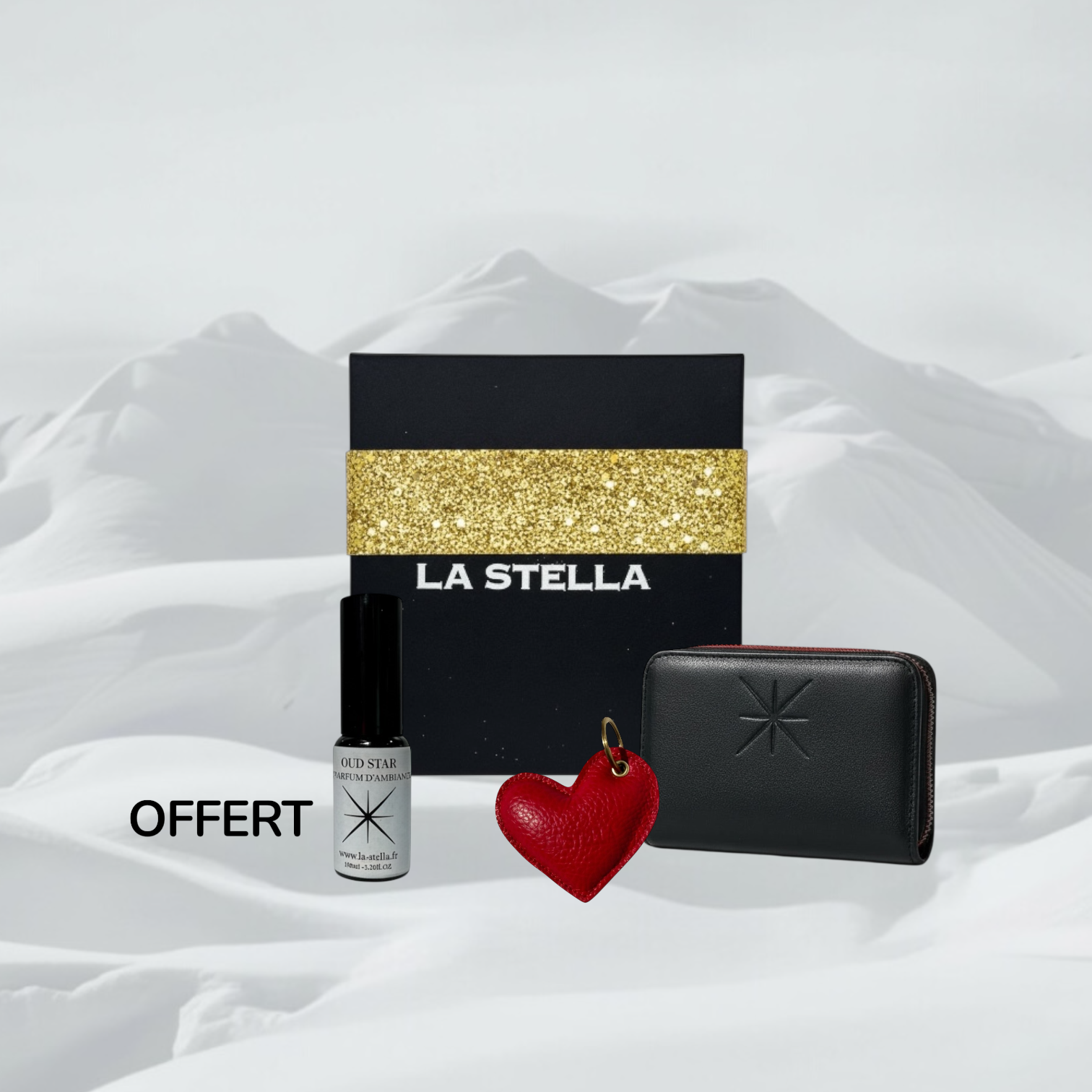 COFFRET COMPAGNON CUIR NOIR