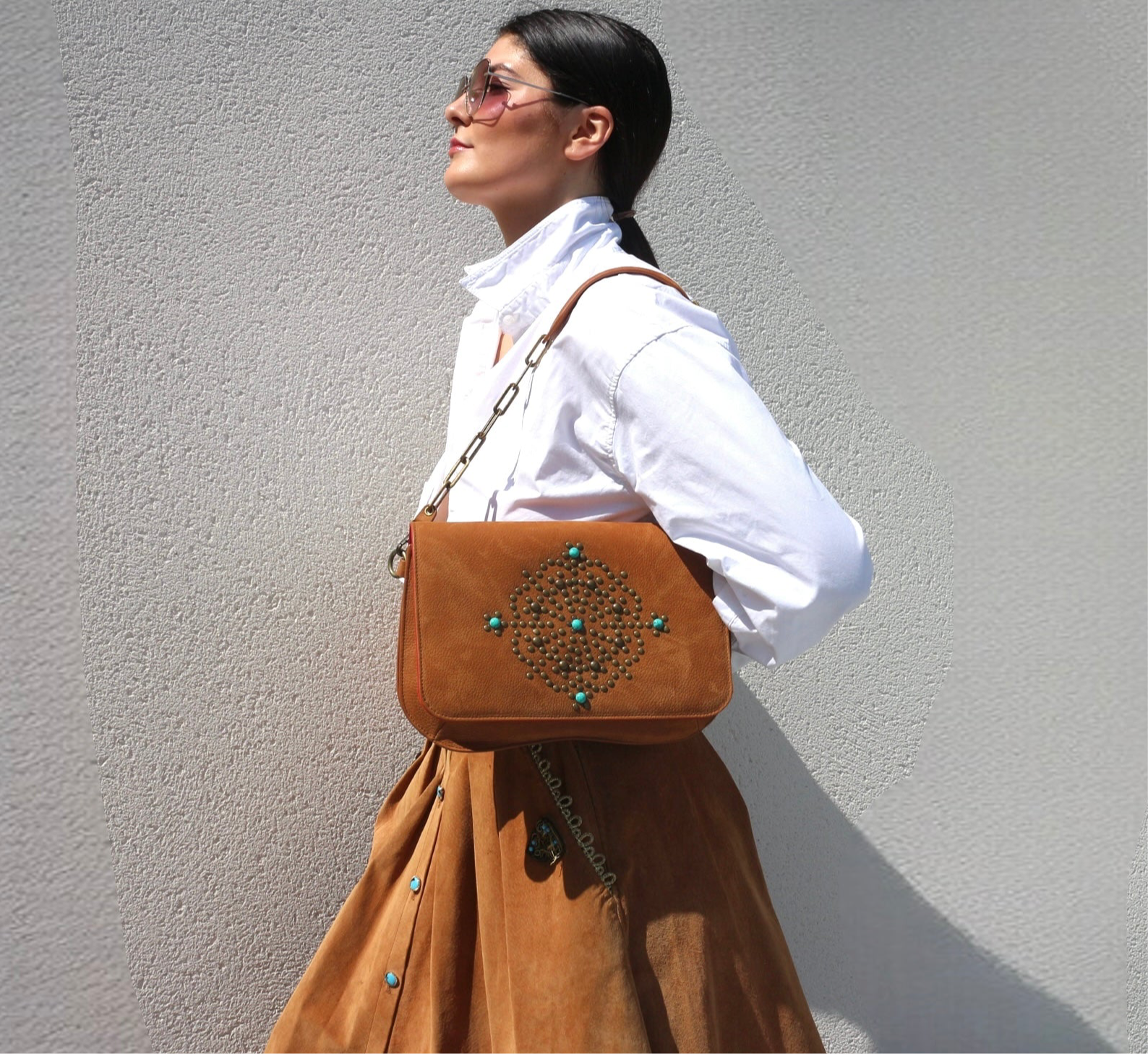 SAC BABY DOUBLE JASMIN TURQUOISE