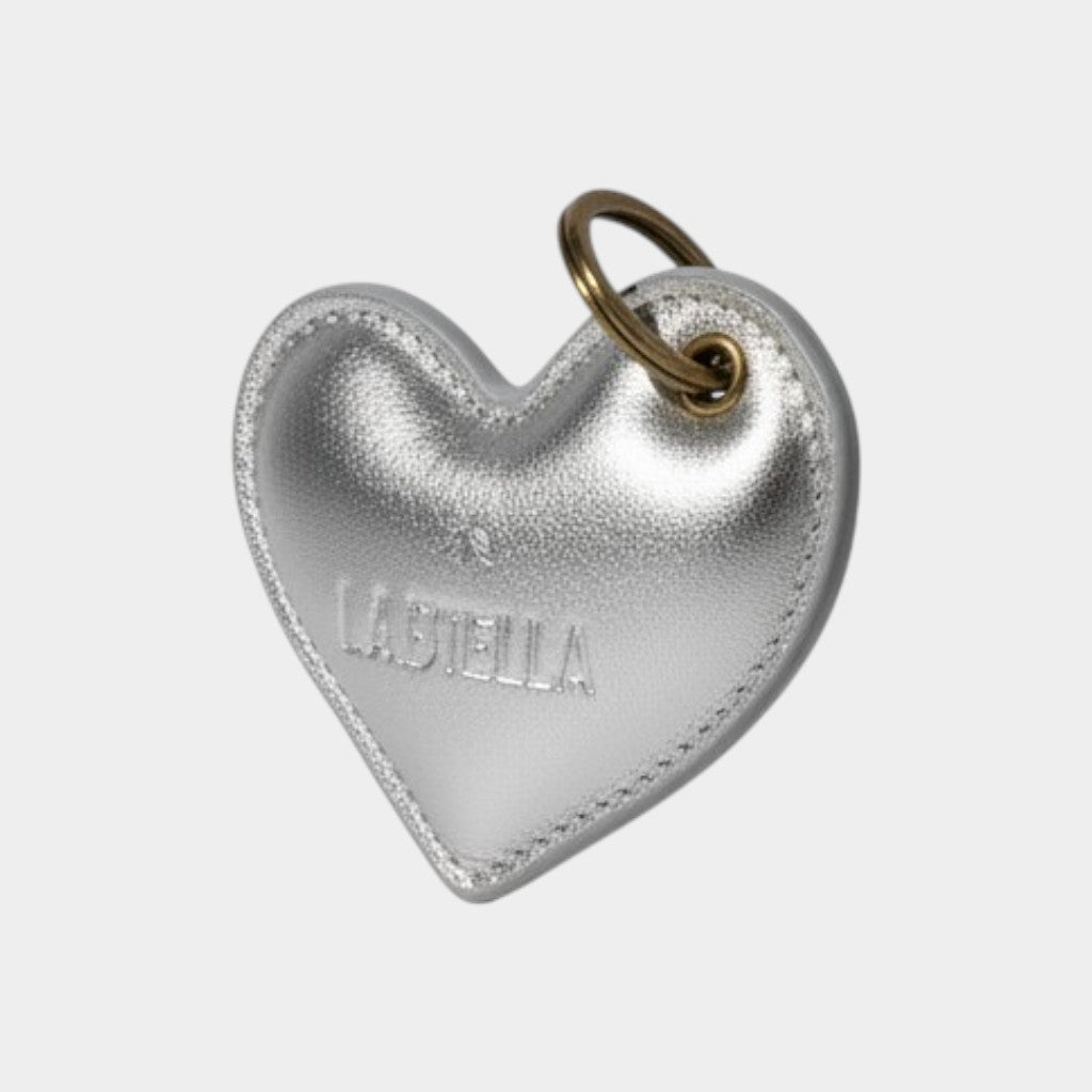 PORTE-CLÉS « HART »CUIR ARGENT