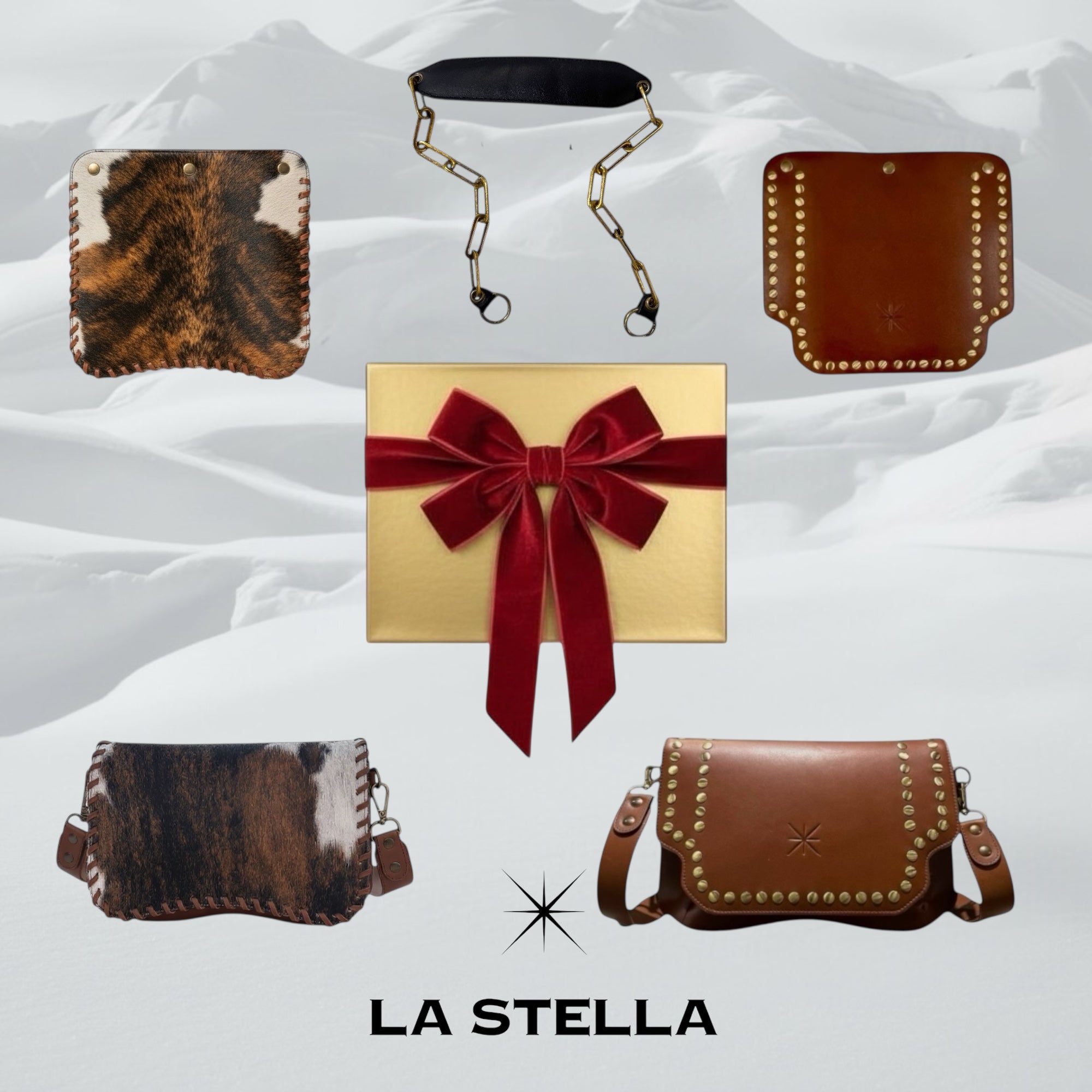 COFFRET NOËL BABY DOUBLE MARRON GLACÉ SIDIA/COW