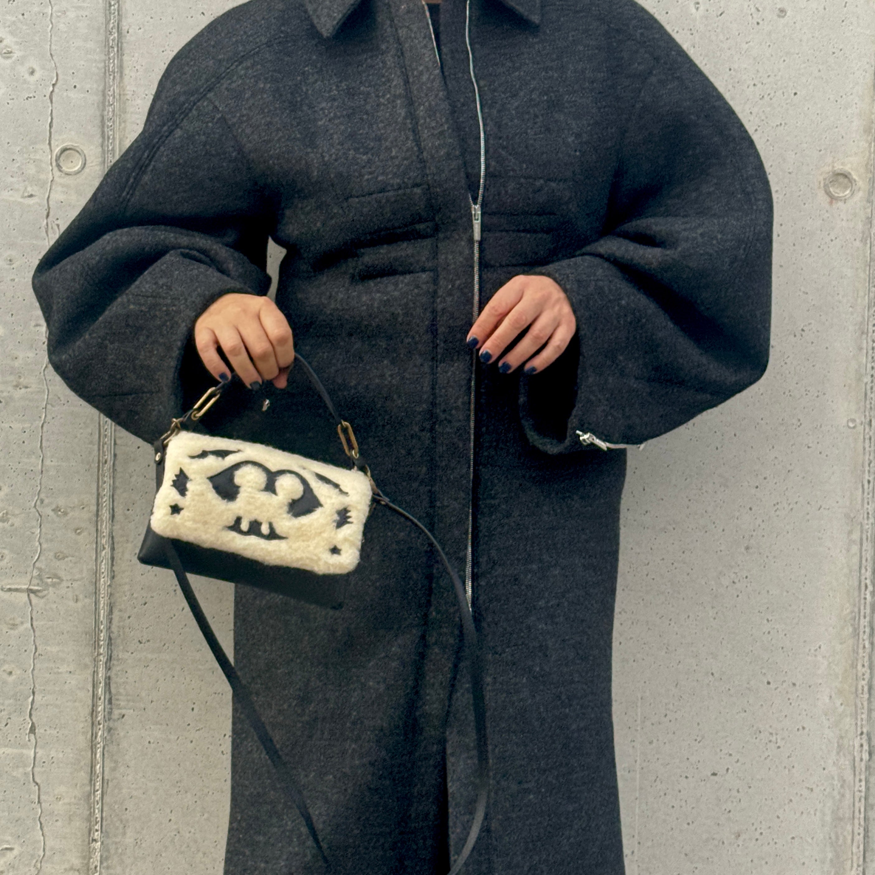 RABAT GEMMA RANCHO MOUTON/NOIR