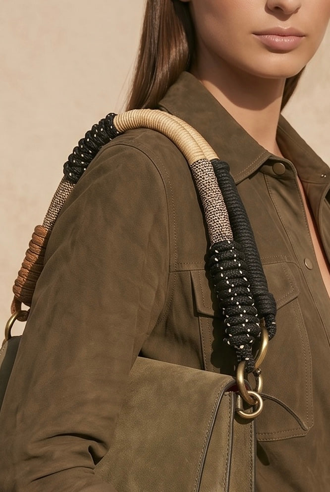 BANDOULIÈRE JUICY BEIGE (PRÉCOMMANDE)