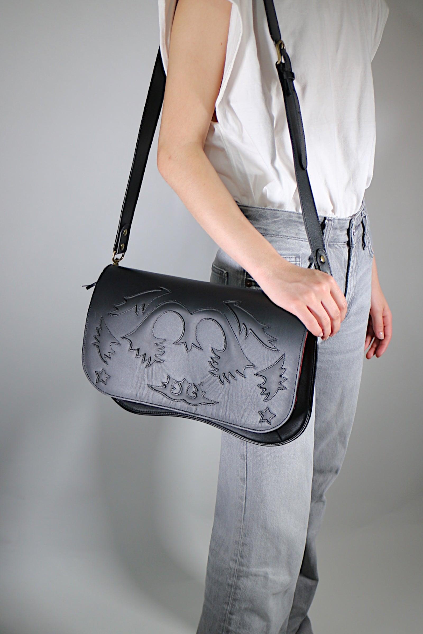 RABAT STAR RANCHO CUIR NOIR