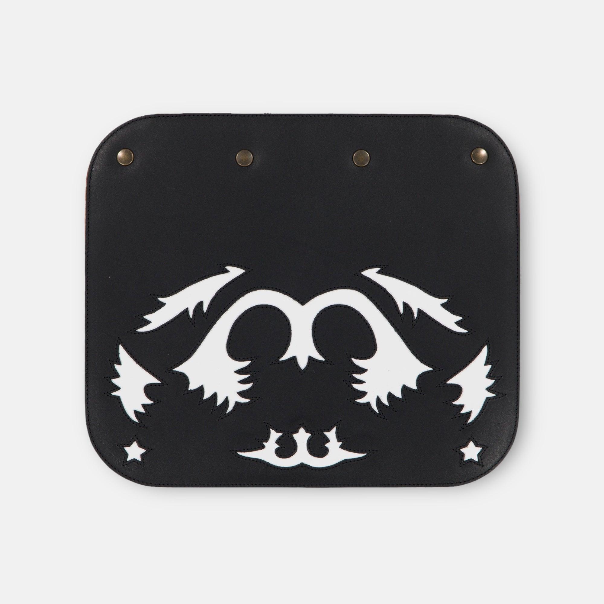 RABAT STAR RANCHO CUIR NOIR/BLANC