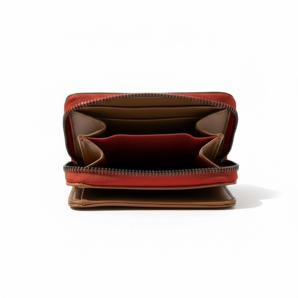 COFFRET COMPAGNON CUIR CAMEL