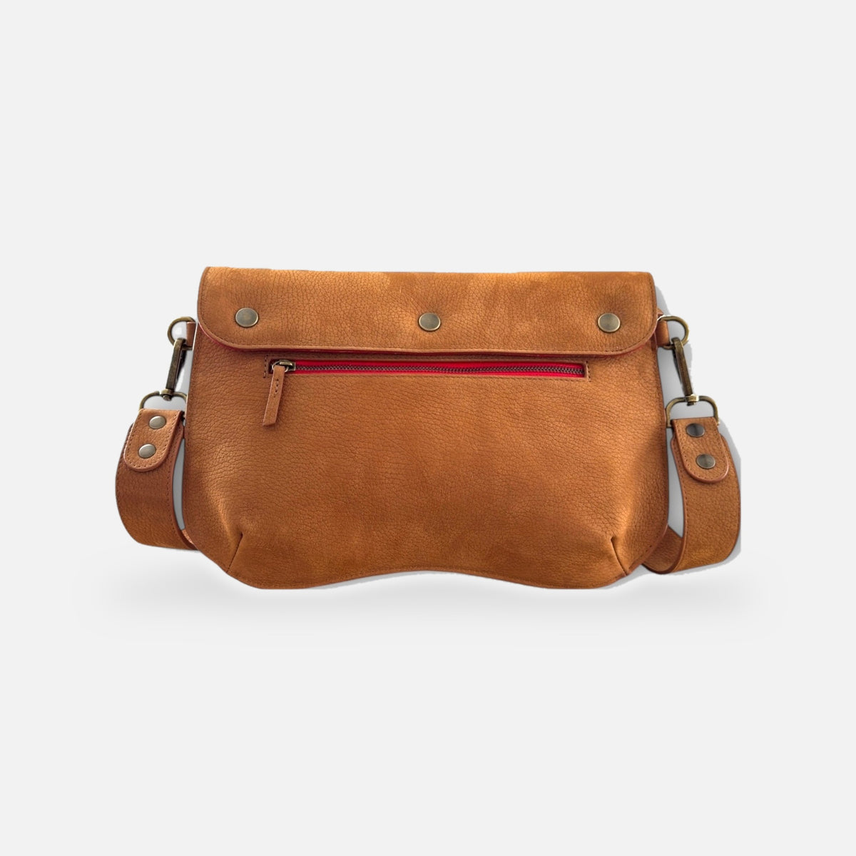 Sac baby double jasmin turquoise, autre vue sur fond gris clair