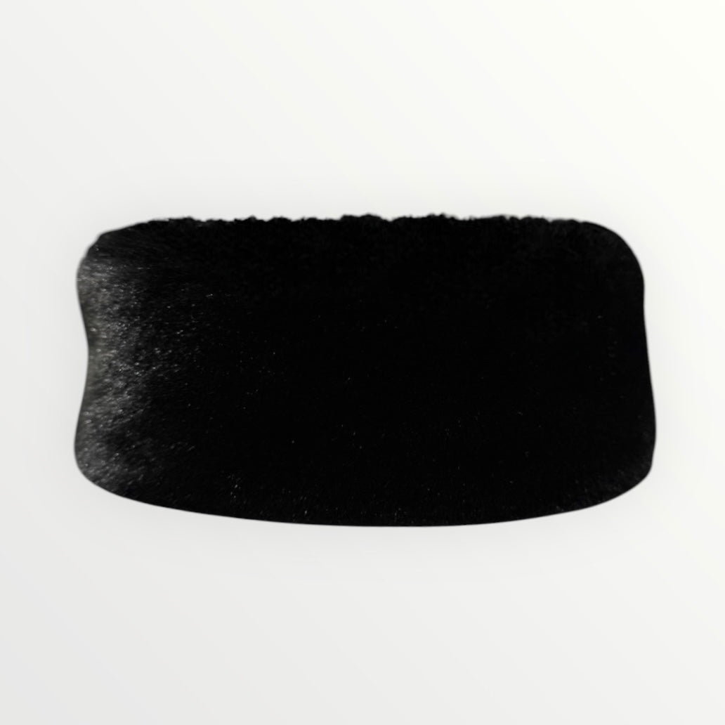 BANDEAU ECO-FOURRURE RENARD NOIR