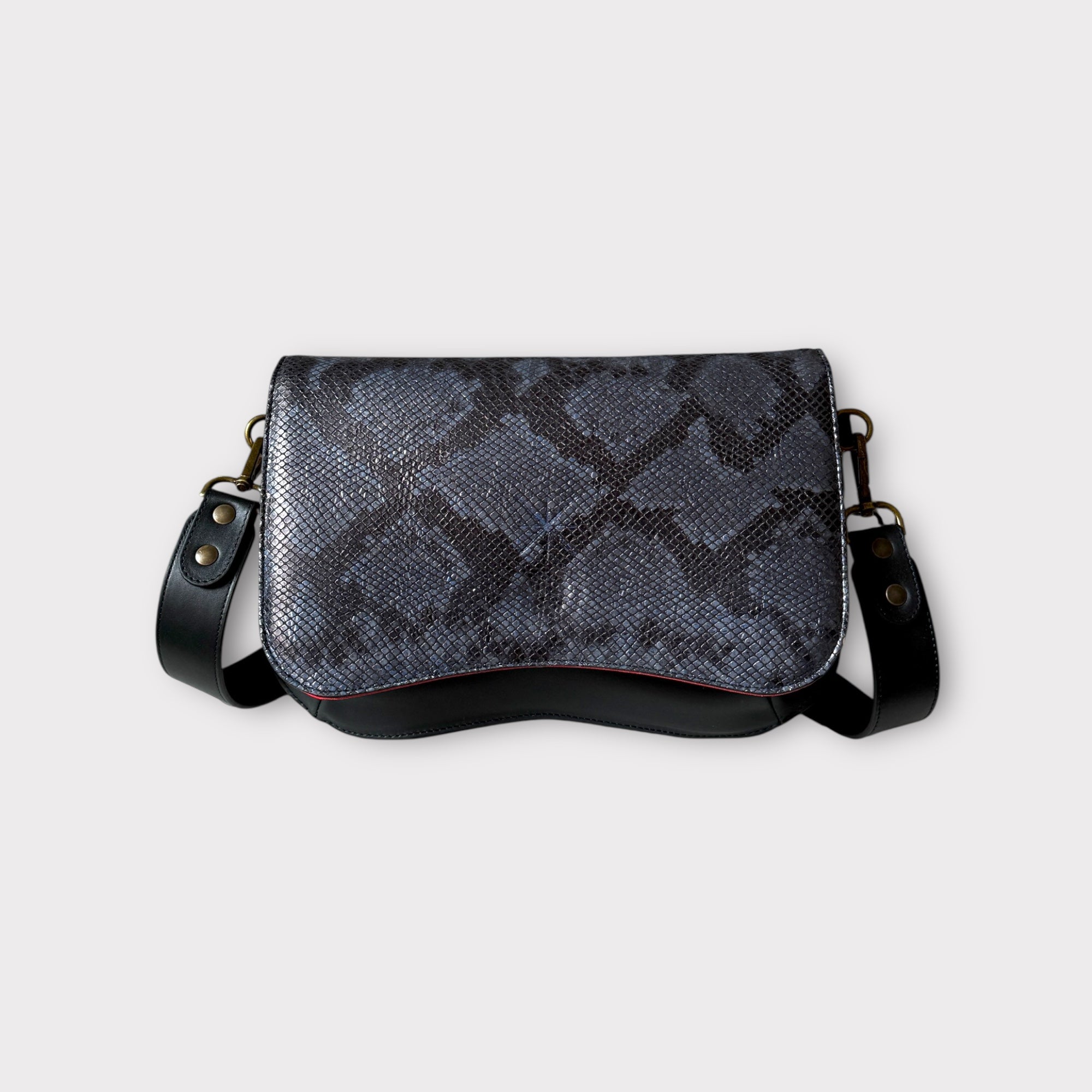 COFFRET SAC BABY DOUBLE PYTH GRIS/KHARA NOIR