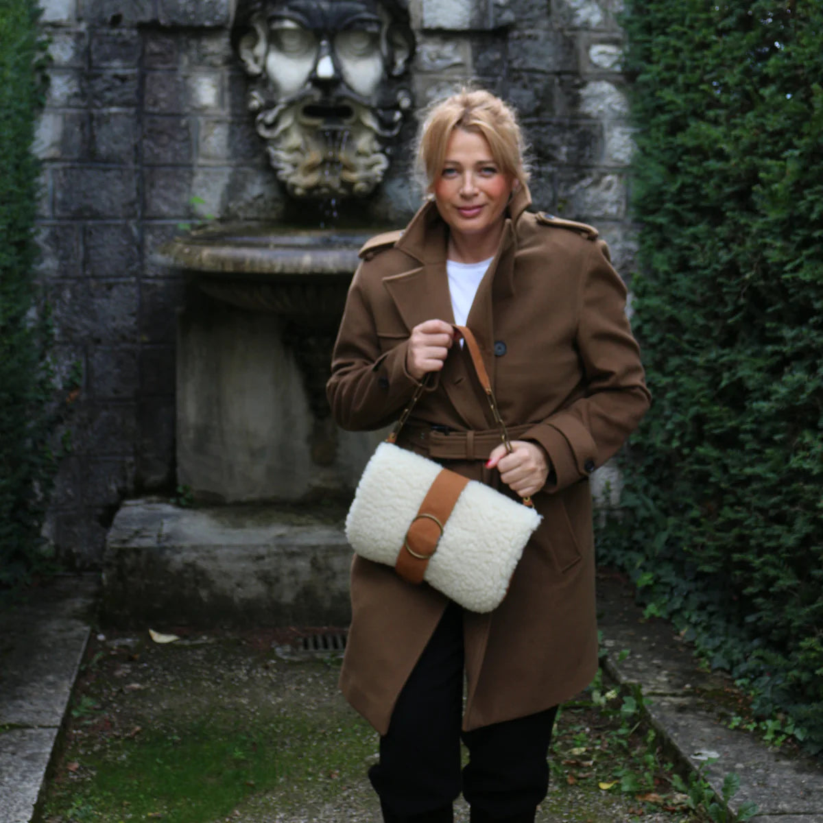 SAC BABY THARA MOUTON/CAMEL