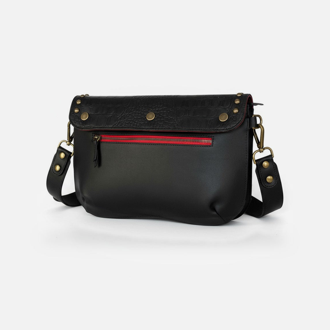 Sac Baby Double Khara noir, dos et poche zippée