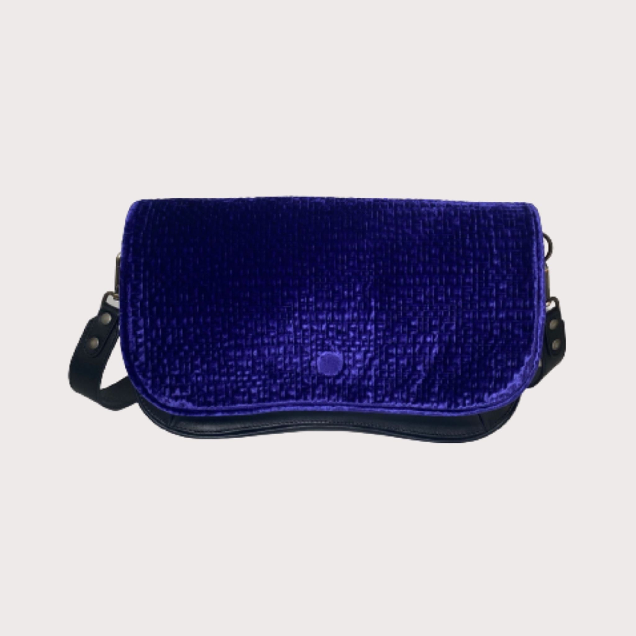 SOLAPA ESTRELLA MARIPOSA TERCIOPELO AZUL