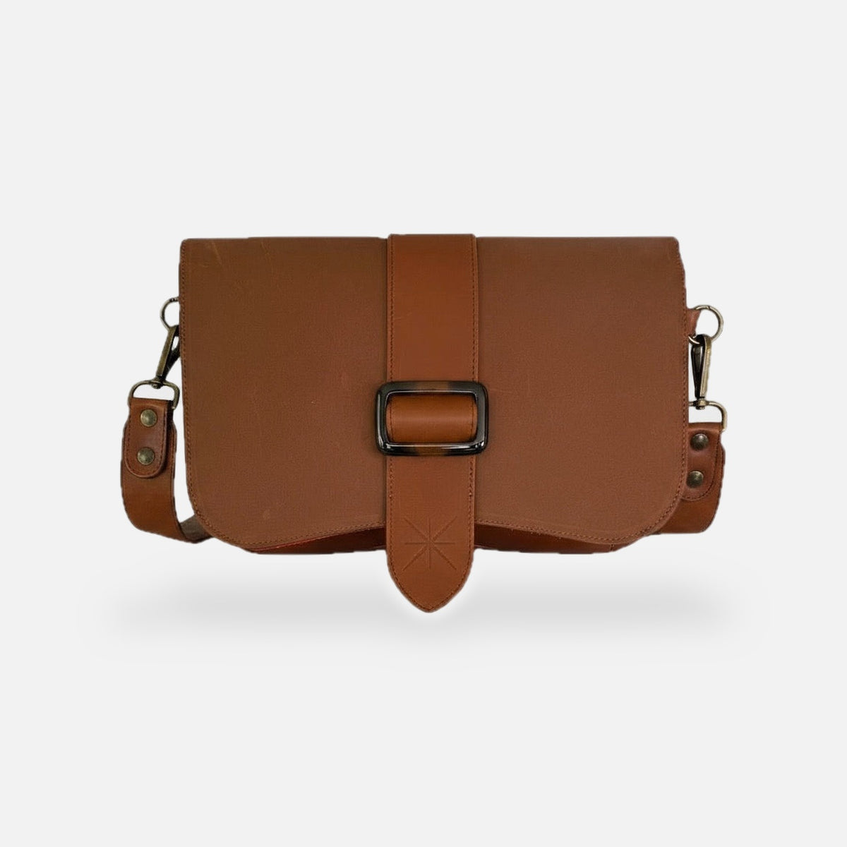 Sac Baby Double Thara marron glacé, vue de face