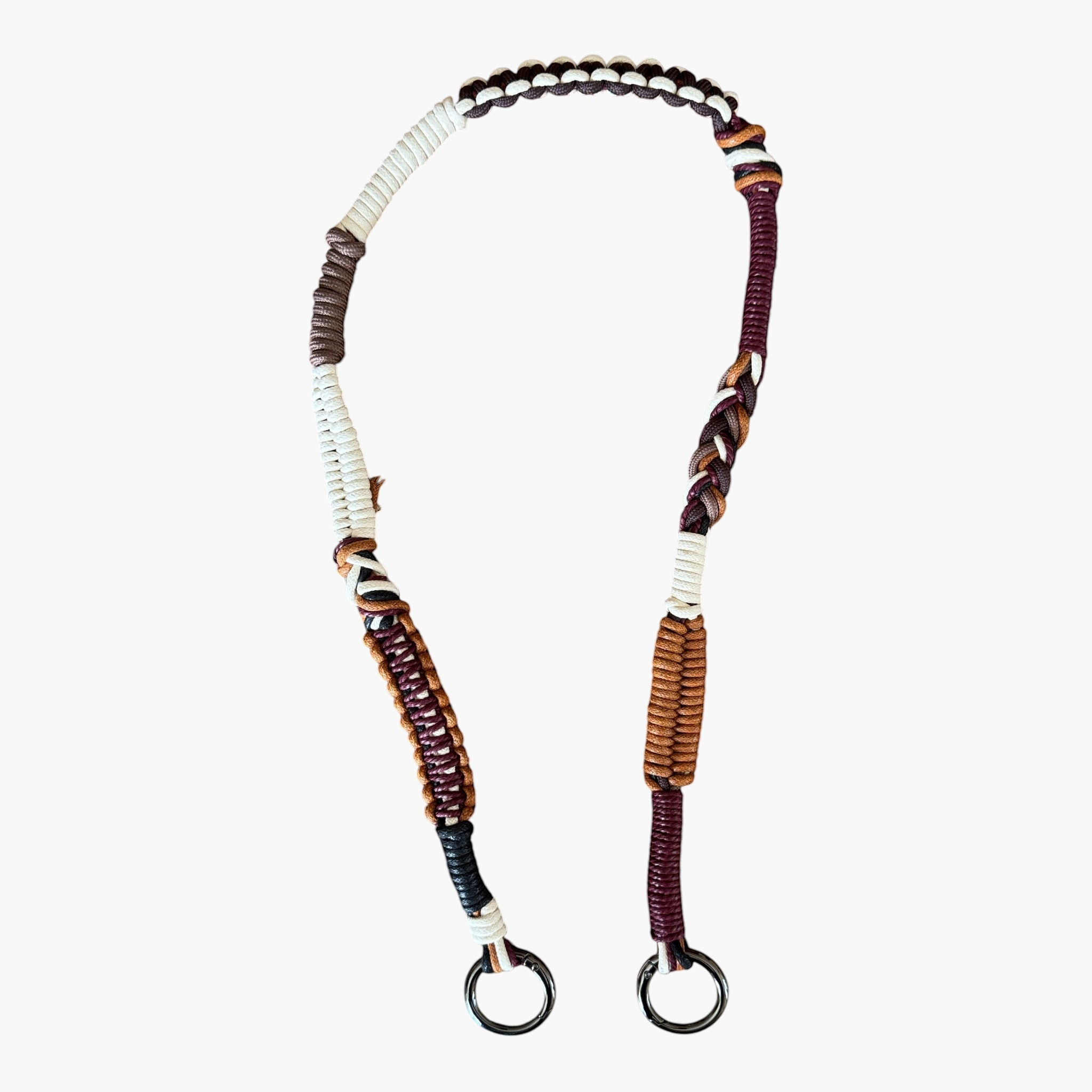 BANDOULIÈRE JUICY MARRON GLACÉ/ECRU/NOIRE.