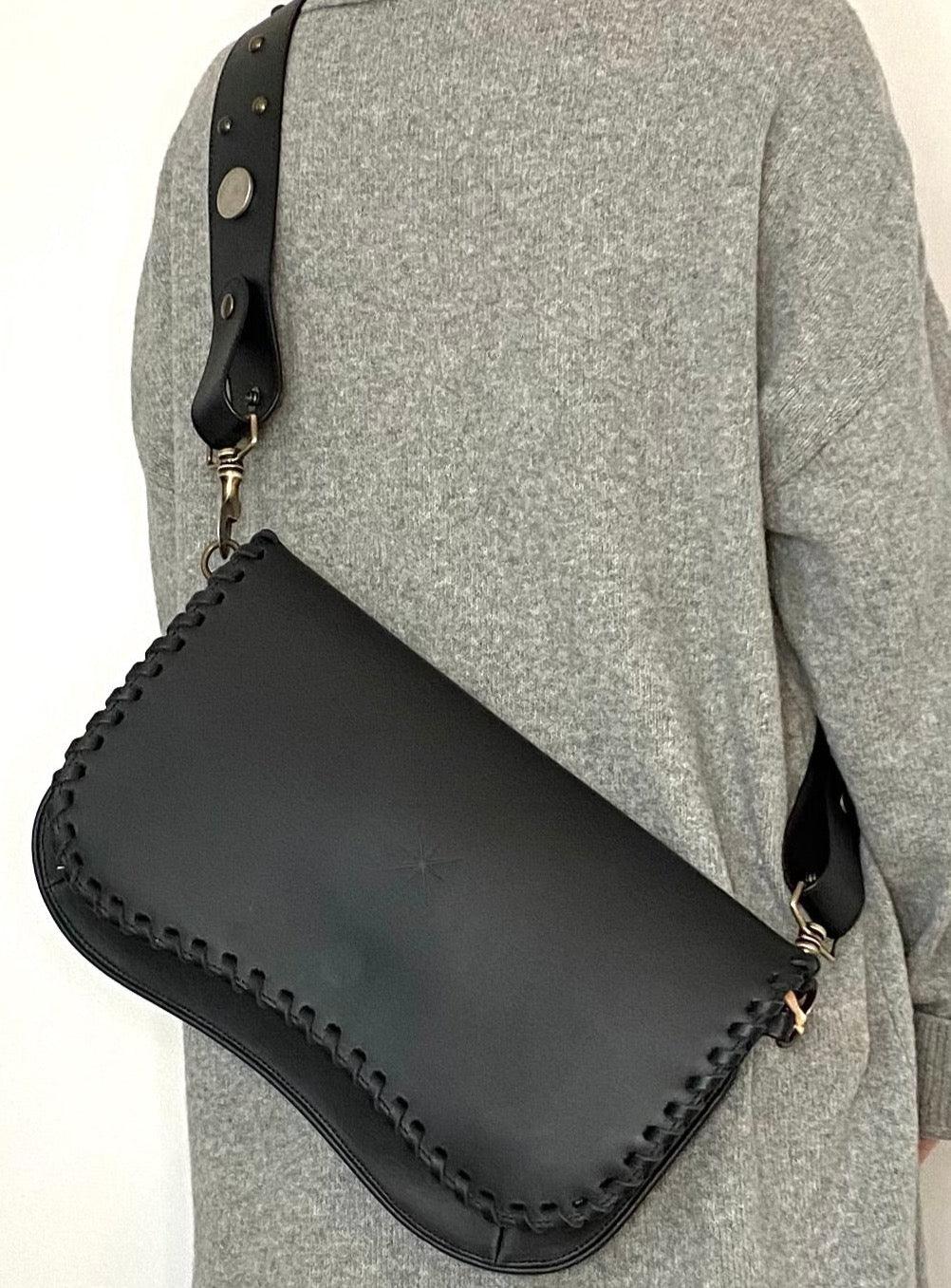 SAC STAR TRESSA CUIR NOIR